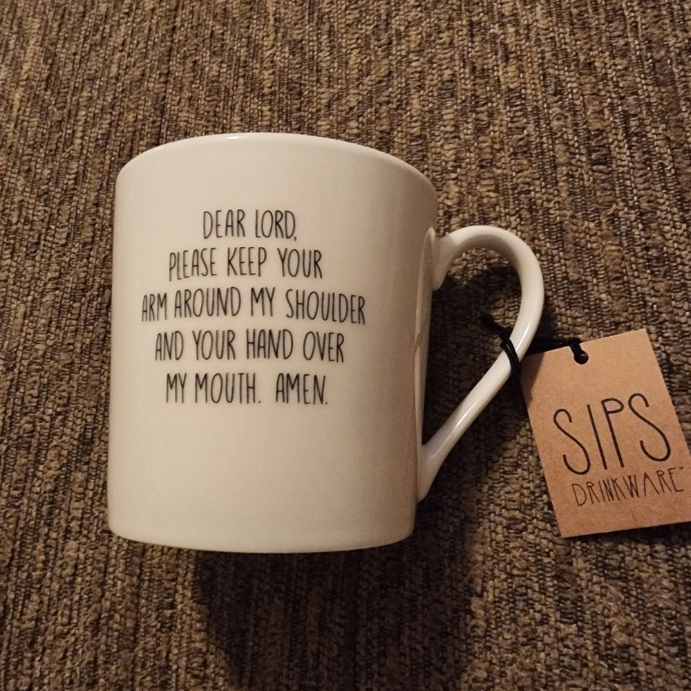 Sips Dear Lord mug